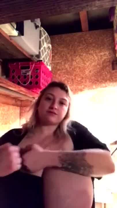 Pulling Ample Pierced Tits Out Of T Shirt Hotntubes