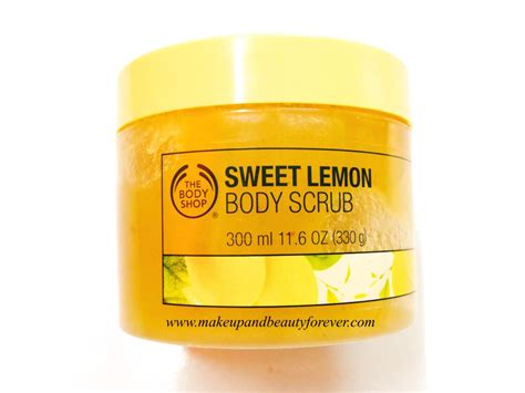 The Body Shop Sweet Lemon Body Scrub Review