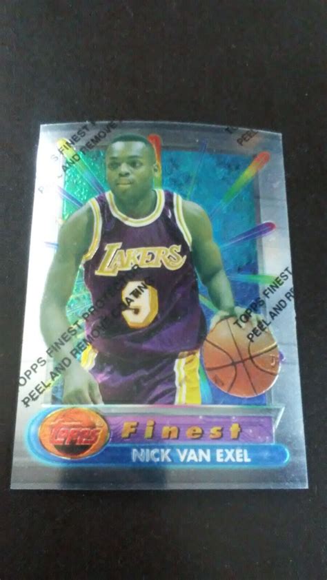 Nick Van Excel Rookie Topps Finest Basketball W Protective