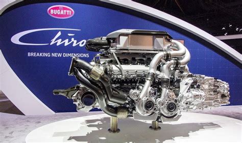 Bugatti Visionchiron Engine 8 Litre W16 Quad Turbocharged 1500 Hp