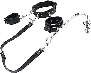Bdsm Sex Bondage Fesseln Mit Analhaken Handschellen Metall Buttplug Anal Hook Bondageset