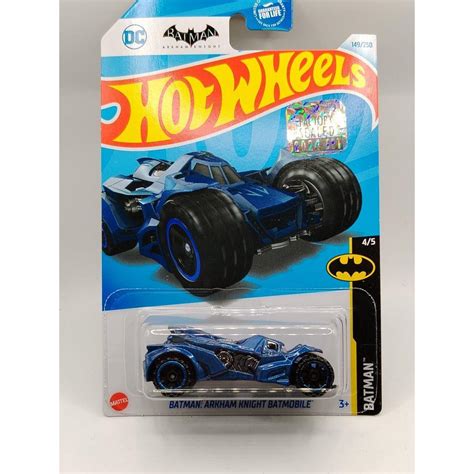 New Hot Wheels Batman Arkham Knight Batmobile Blue Factory Sealed Shopee Malaysia