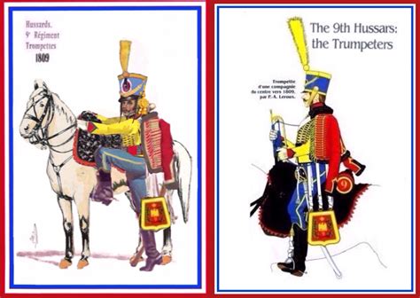 French Trumpeter Th Hussars And The Picture It Is Based On