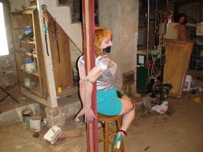 Hunters Lair Bondage Elegant Milf Bound And