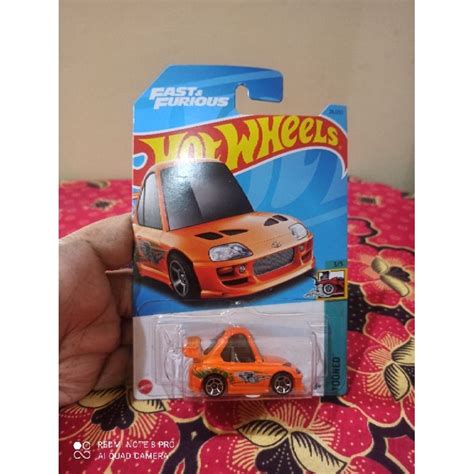 Jual Hot Wheels Tooned Toyota Supra Orange Fast Furious Shopee Indonesia
