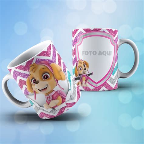 Arte Digital para Caneca Sublimação PATRULHA CANINA Elo7