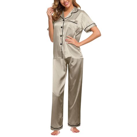 Baqcunre Pajama Sets For Women Piece Women Pc Lingerie Lace Chemise Nightgown Satin Babydoll