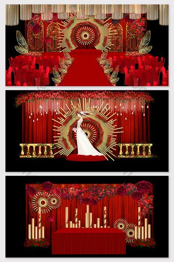 Luxury Retro European Wedding Renderings Decors D Models Psd Free