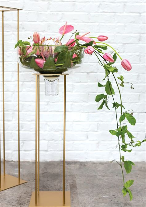 Harlow Wedding Stand Upright Floral Stand Floral Etsy