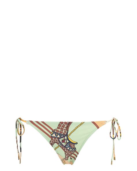 Tory Burch Tie Side Bikini Hipster In Metallic Lyst