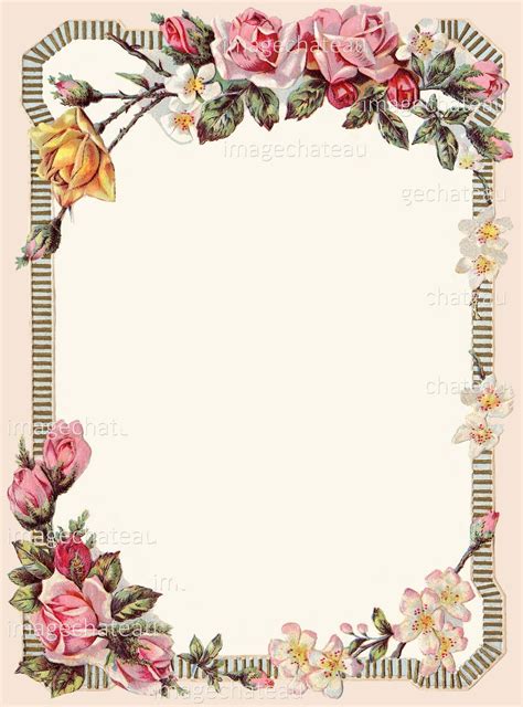 floral page border designs