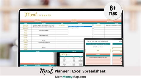 Meal Planning Template Excel