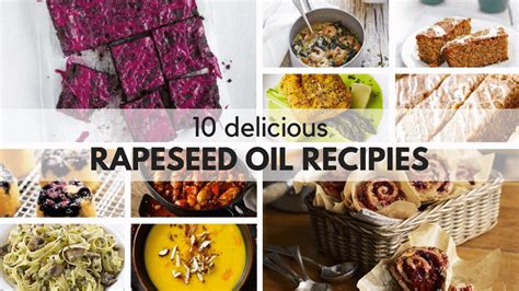 10 delicious Rapeseed Oil recipes | Boo Roo and Tigger Too