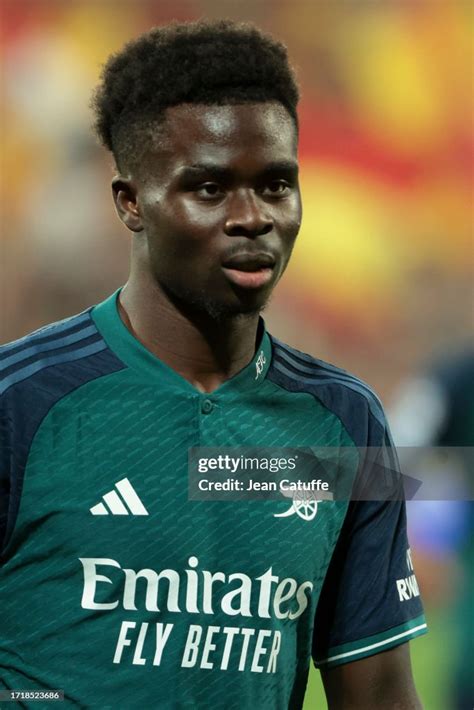 Bukayo Saka Of Arsenal During The Uefa Champions League Match Between