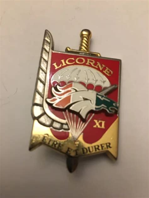 INSIGNE MILITAIRE OPEX PARACHUTISTE 3RPIMA OPERATION LICORNE