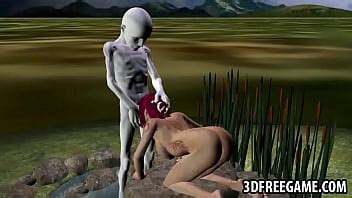 Pelirroja 3D Chupa Polla Y Es Follada Por Un Extraterrestre XVIDEOS