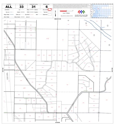 Snohomish County, WA Assessor Maps Selection