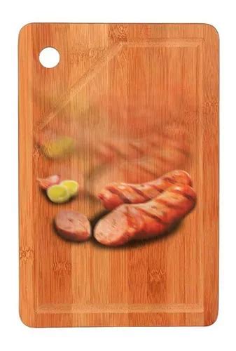 Tabla de cortar carne madera y bambú barbacoa Mor Kitchen 25 x 35