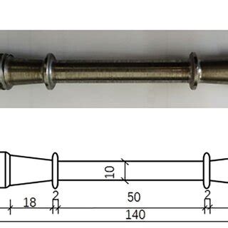 specimen size  physical drawing  physical drawingb specimen