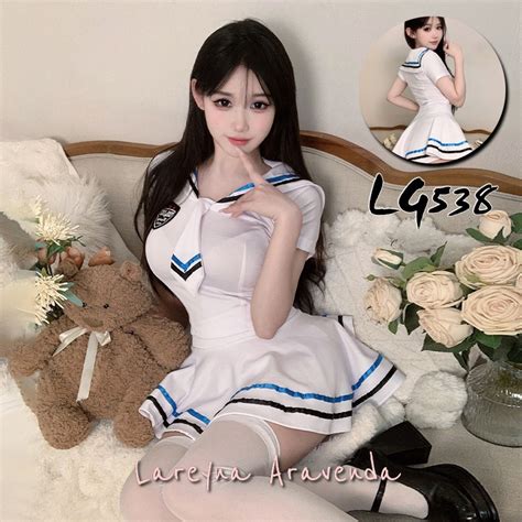 Jual Lareyna Aravenda Set Lingerie G String Fantasy Kostum Siswa Pelaut Malam LG Shopee