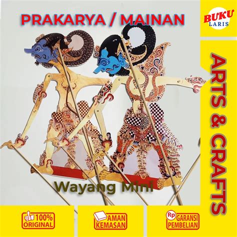 Jual Wayang Kertas Karton Mini Mainan Anak Prakarya Keluarga Bima