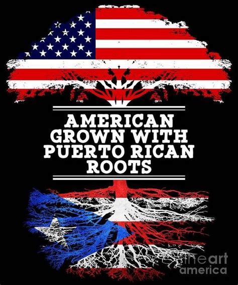 American Grown With Puerto Rican Roots Art Print By Jose O Puerto