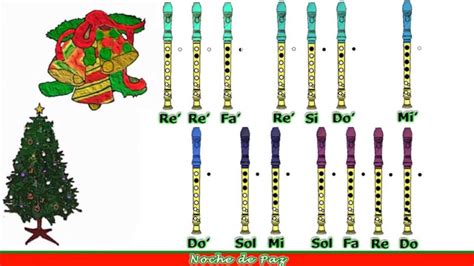 Silent Night On Recorder Notes Youtube