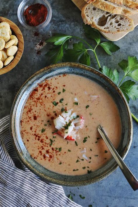 Easy Crab Bisque Recipe L A Farmgirl S Dabbles