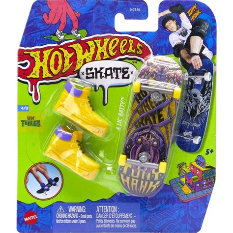 Mattel Hot Wheels Fingerboard A Boty Cm A Lil Batty Max Kovy Hra Ky