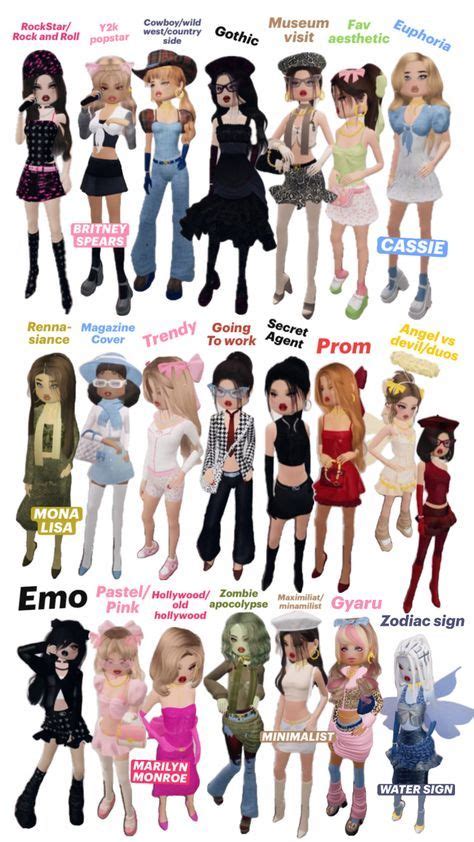 All Dti Themes Pt1 In 2024 Fancy Dress Code Dress To Impress Vip Dress