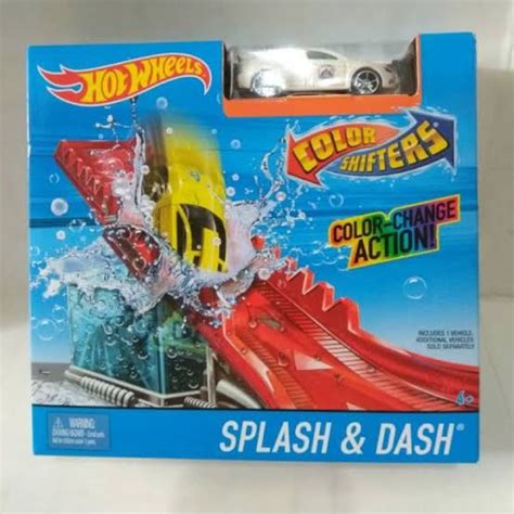 Hot Wheels Splash N Dash Color Shifters Trackset Shopee Thailand