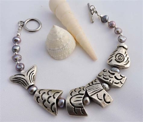 Bracelet Greek Worry Fish Beads Etsy