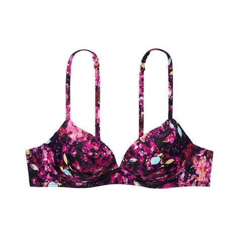 Victoria S Secret Swim Nwt Victorias Secret Push Up Bikini Set Msrp Hydrangea Bloom Black