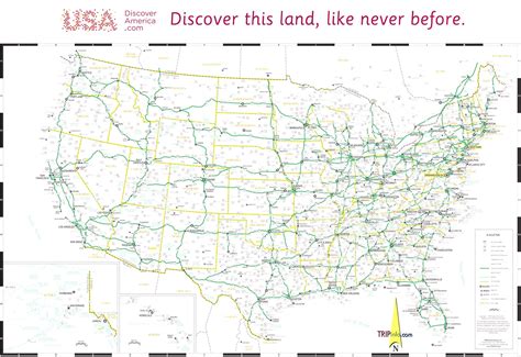 Printable Road Map Of The United States