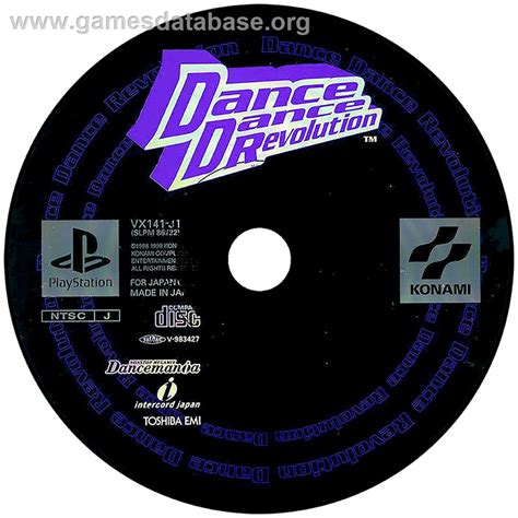 Dance Dance Revolution Konamix Sony Playstation Artwork Disc