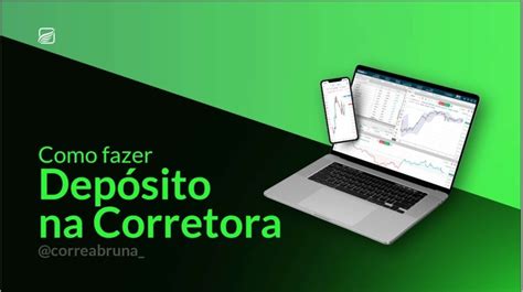 Como fazer depósito na corretora