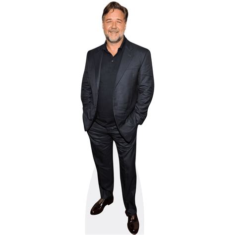 Russell Crowe Black Suit Lifesize Cardboard Cutout Standee