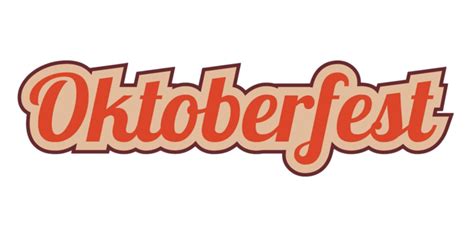 Oktoberfest Sticker Word Text Greetings From Oktoberfest October