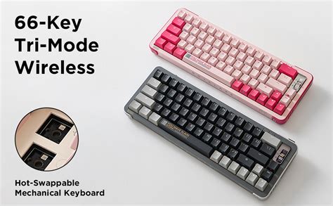 Amazon Yunzii Y Hot Swappable Wireless Mechanical Keyboard With Rgb Backlight Double