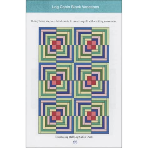 Log Cabin Block Basics Landauer Qulting Booklets 2