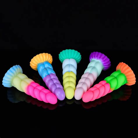Huge Big Dildo Butt Plug Inch Multicolor Silicone Anal Plug