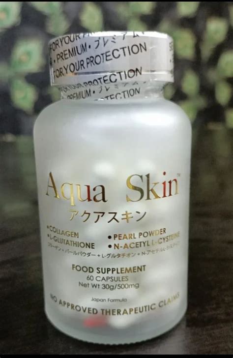 Aqua Skin Glutathione With Collagen Japan Formula Whitening Capsule