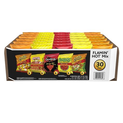 Frito Lay Flamin Hot Variety Pack Chips Ct Shipt