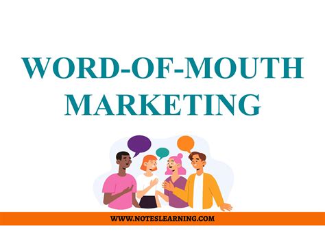 Word of Mouth Marketing - Notes Learning
