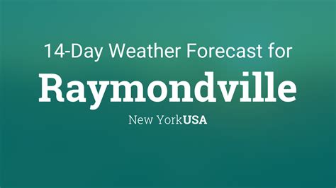 Raymondville, New York, USA 14 day weather forecast