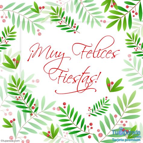 Postal De Felices Fiestas Especial Tarjetas De Navidad Y Felices Fiestas