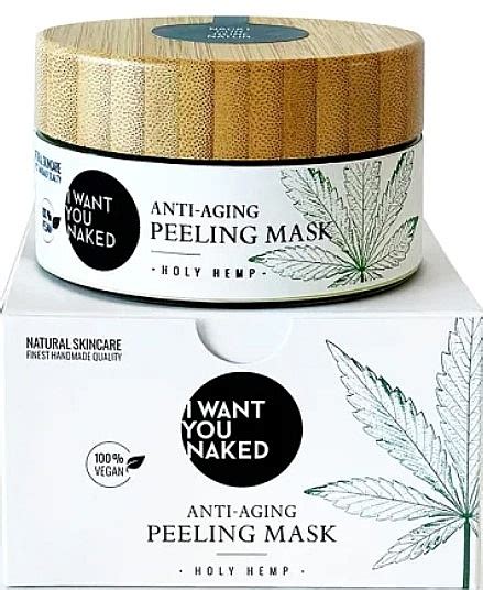 Verjüngende Peelingmaske für das Gesicht I Want You Naked Holy Hemp Anti Aging Peeling Mask