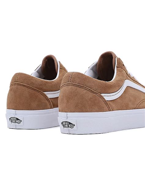 Pig Suede Old Skool Shoes Brown Vans