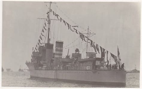 HMS Campbell Was An Admiralty Type Flotilla Leader Also Known As The