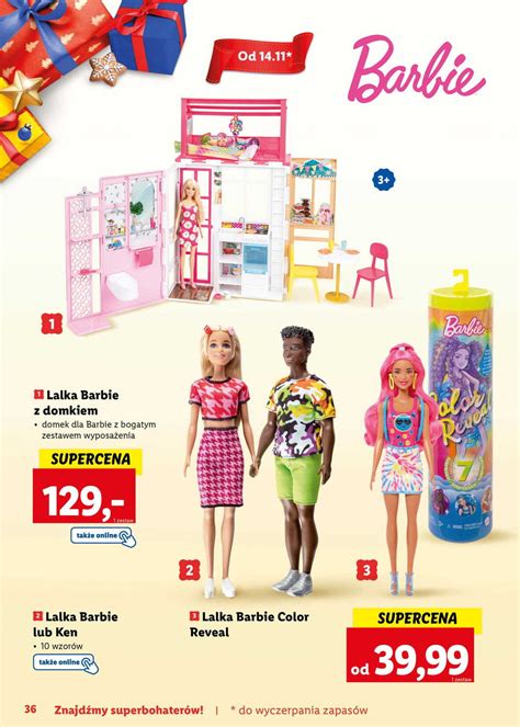 Lidl Katalog Zabawek 2022 Lalka Barbie Z Domkiem Ken